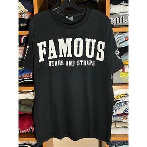 Vintage Y2K Famous Stars And Straps Logo Tee